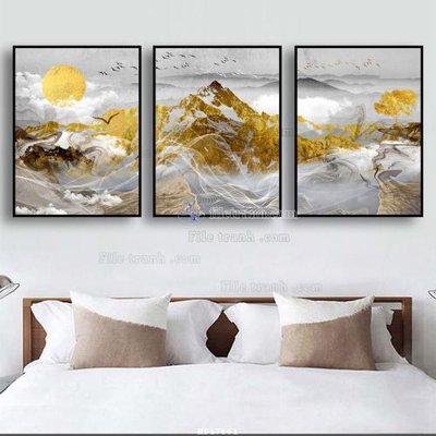 File PSD File tranh treo hiện đại HD17661 (chất lượng in ấn)