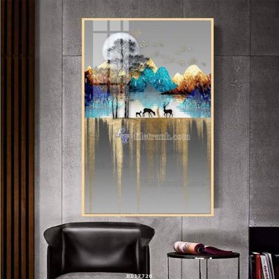File gốc File tranh treo hiện đại HD17720 (dành cho trang trí nội thất)