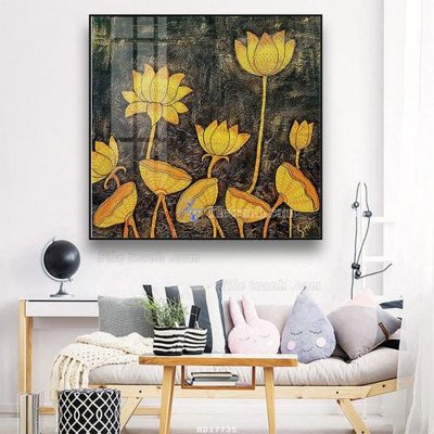 Ảnh gốc File tranh treo hiện đại HD17735 (nét căng) in mica