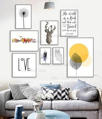 Ảnh mô tả file gốc in mica File tranh treo hiện đại HD17736