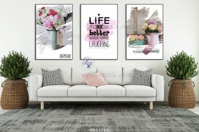 File gốc File tranh treo hiện đại HD17750 (in mica) làm quà tặng