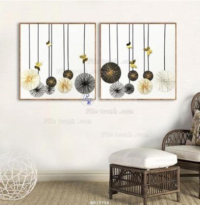 Download file ảnh gốc File tranh treo hiện đại HD17758 để in ấn