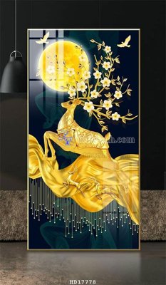 File gốc File tranh treo hiện đại HD17778 (in lụa) cao cấp