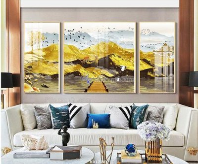 File in trần File tranh treo hiện đại HD17781 (bản gốc 3D) sống động