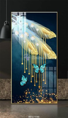File gốc File tranh treo hiện đại HD17790 (in tráng gương) nghệ thuật