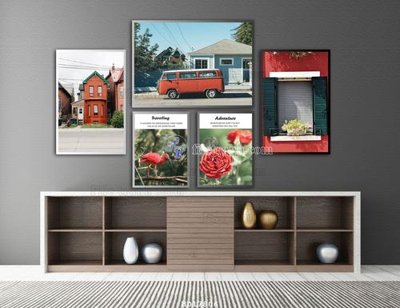 File tranh File tranh treo hiện đại HD17806 (gốc) in trên kính