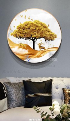 File tranh File tranh treo hiện đại HD17828 (gốc) phong cách tối giản