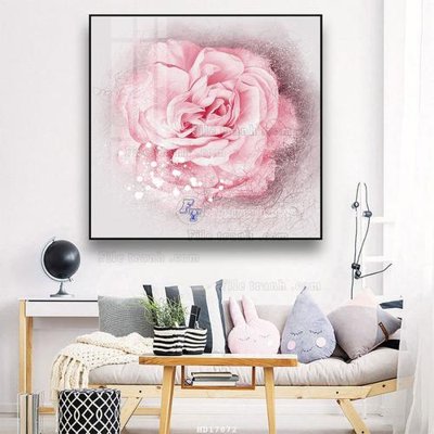 Tải file File tranh treo hiện đại HD17872 (gốc) chủ đề hoa sen