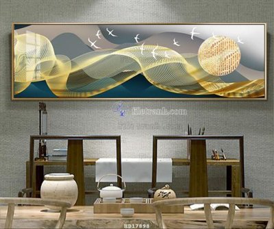 File gốc File tranh treo hiện đại HD17898 (in mica) trang trí