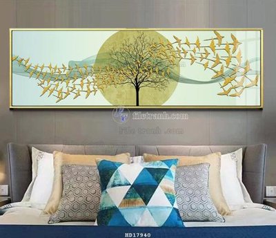 File gốc File tranh treo hiện đại HD17940 (in mica) trang trí