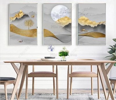 Download file gốc File tranh treo hiện đại HD17970 (in mica) 3D