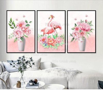 File in ấn File tranh treo hiện đại HD17990 chuyên nghiệp