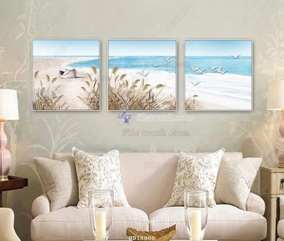 File ảnh File tranh treo hiện đại HD18000 (gốc) dùng in Pano