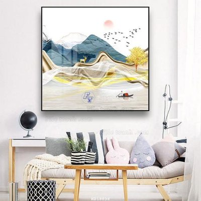 File ảnh File tranh treo hiện đại HD18038 (gốc) in quảng cáo ngoài trời