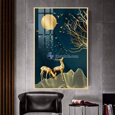 File gốc File tranh treo hiện đại HD18056 (phong cách) châu Âu