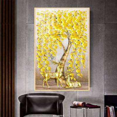 Download file File tranh treo hiện đại HD18059 (gốc) in mica cao cấp