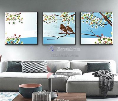 Tải file File tranh treo hiện đại HD18064 (ảnh gốc) 300dpi File tranh treo hiện đại HD18064