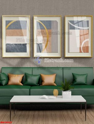 Download file File tranh bộ hiện đại HD20027 (chất lượng in ấn)