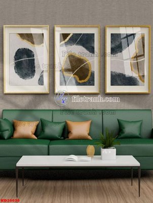 File gốc File tranh bộ hiện đại HD20030 (ảnh chi tiết) để in trần