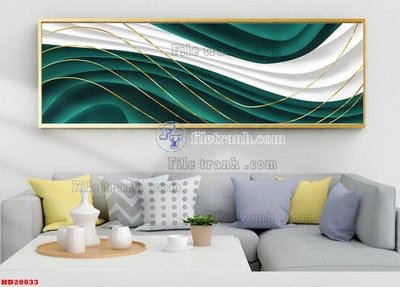 Hình ảnh file gốc File tranh bộ hiện đại HD20033 cho in UV