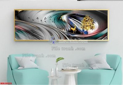 File gốc File tranh bộ hiện đại HD20035 (chuẩn CMYK) cho nhà in