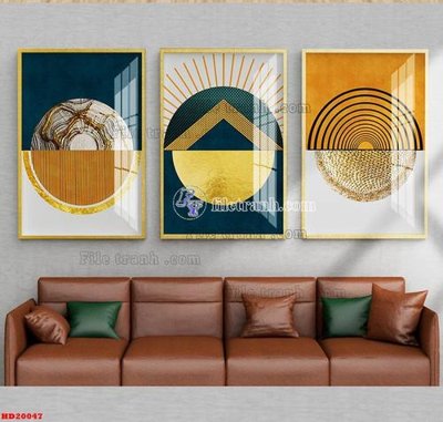 Tải file File tranh bộ hiện đại HD20047 (gốc) làm file thiết kế