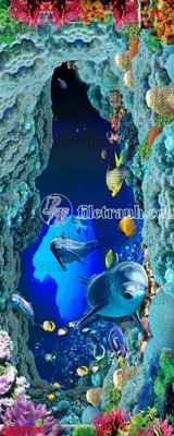 File gốc File tranh bộ hiện đại HD20056 (ảnh chi tiết) để in trần