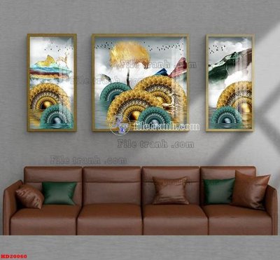 Chi tiết file gốc File tranh bộ hiện đại HD20060 (cho in tráng gương)