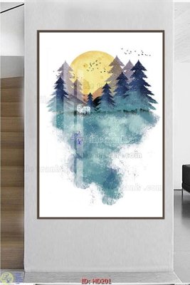 File in mica File tranh hiện đại HD201 (ảnh gốc) đẹp