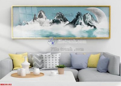 File ảnh File tranh bộ hiện đại HD20102 (gốc) trang trí khách sạn