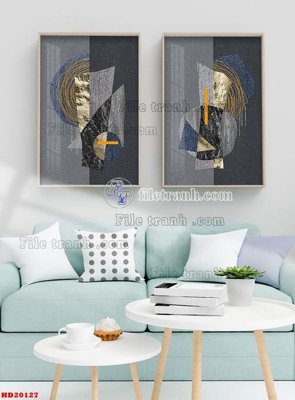 File in trần File tranh bộ hiện đại HD20127 (bản gốc) mây trời