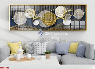 File in ấn File tranh bộ hiện đại HD20145 (bản gốc) từ file gốc