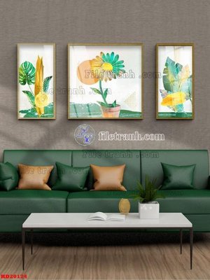 File in trần File tranh bộ hiện đại HD20174 (file gốc) xuyên sáng