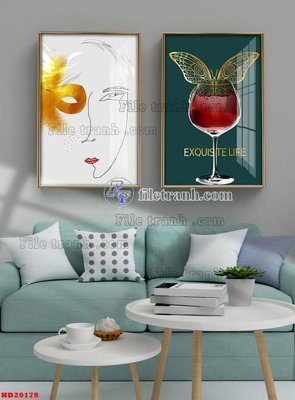 File tranh File tranh bộ hiện đại HD20178 (ảnh gốc) độ nét vượt trội