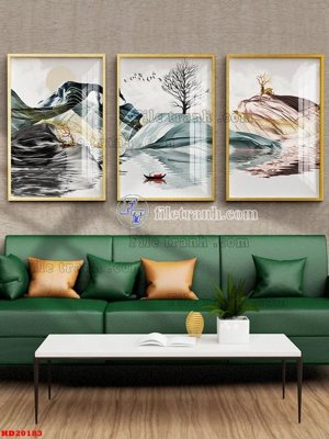 Tải file gốc File tranh bộ hiện đại HD20183 (in không vỡ ảnh)