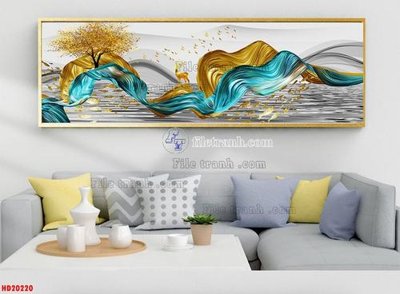 File PSD File tranh bộ hiện đại HD20220 (gốc) cho in quảng cáo