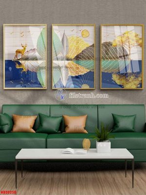 File gốc File tranh bộ hiện đại HD20250 (in mica) làm bảng hiệu