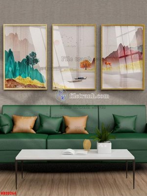 File PSD File tranh bộ hiện đại HD20264 (bản gốc) cho nhà in