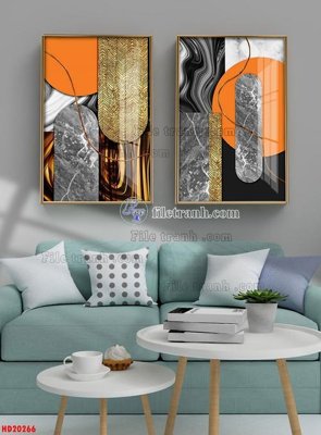 Tải về hình ảnh gốc File tranh bộ hiện đại HD20266 sắc nét