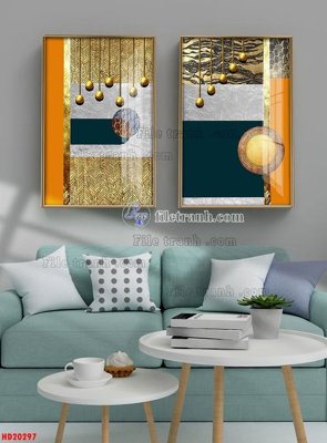 Tải file File tranh bộ hiện đại HD20297 (gốc) làm file tranh quảng cáo