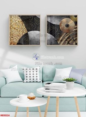 File tranh File tranh bộ hiện đại HD20334 (file gốc) chuẩn màu in