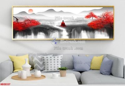 File in ấn File tranh bộ hiện đại HD20337 chuyên nghiệp