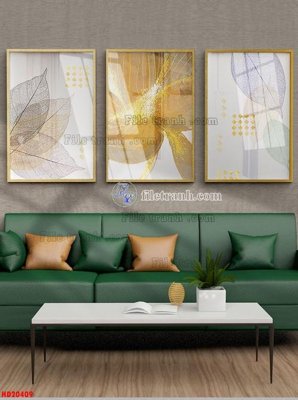 File tranh File tranh bộ hiện đại HD20409 (bản gốc) in lụa dán tường