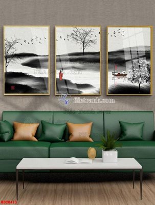 File tranh File tranh bộ hiện đại HD20413 (ảnh gốc) in trần 3D