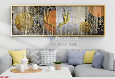 File gốc File tranh bộ hiện đại HD20417 (chuẩn CMYK) cho nhà in