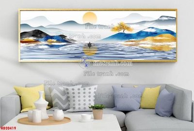 File PSD in ấn File tranh bộ hiện đại HD20419 (chất lượng cao)