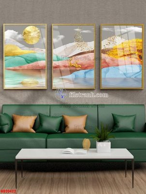 File ảnh File tranh bộ hiện đại HD20422 (gốc) in poster