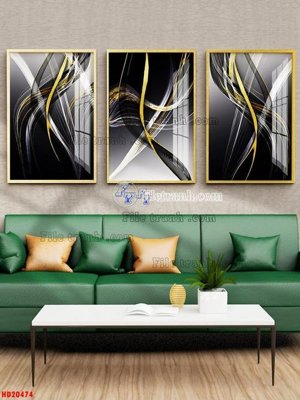 File gốc in ấn File tranh bộ hiện đại HD20474 chuẩn màu CMYK