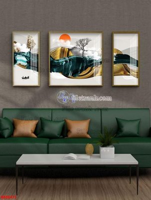 File gốc File tranh bộ hiện đại HD20475 (in mica) cắt laser