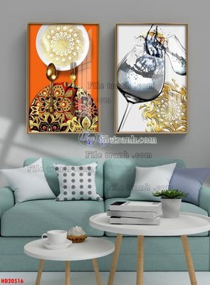 File PSD File tranh bộ hiện đại HD20516 (bản gốc) chất lượng nhất